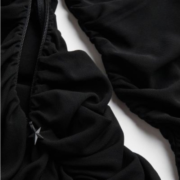 SOLD OUT Mugler H&M Gathered One-Shoulder Mini Dress - Picture 5 of 8